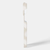 Minimalistisch chromatografisch beige Anahaw Leaf  iPhone Hoesje (Linkerkant)