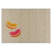 Minimalistisch citrus snijplank sinaasappel grapef (Voorkant)