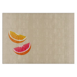 Minimalistisch citrus snijplank sinaasappel grapef