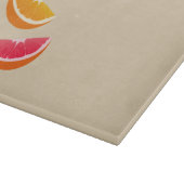 Minimalistisch citrus snijplank sinaasappel grapef (Hoek)