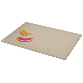 Minimalistisch citrus snijplank sinaasappel grapef
