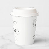 Minimalistisch Cloud Nine Baby shower Papieren Bekers (Rechts)