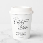 Minimalistisch Cloud Nine Baby shower Papieren Bekers (Voorkant)
