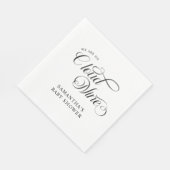 Minimalistisch Cloud Nine Baby shower Servet (Hoek)