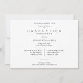 Minimalistisch collage 3 Foto's Afstuderen Afstude Kaart (Achterkant)