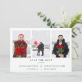 Minimalistisch collage 3 Foto's Paars Weddenschap (Staand voorkant)