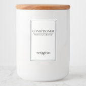 Minimalistisch Conditioner Label-set Voedselcontainer Etiket (Voorkant)