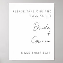 Minimalistisch Confetti-uitreisteken