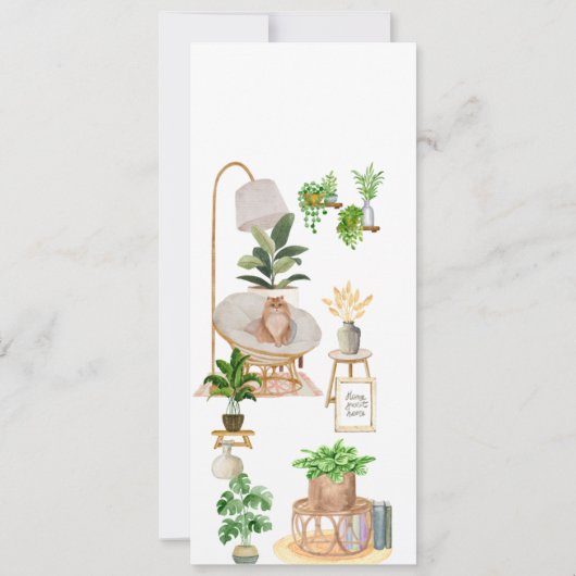 Minimalistisch Cozy Home Bladwijzer (Achterkant)