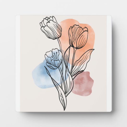 Minimalistisch creatief landschap fotoplaat (Voorkant)