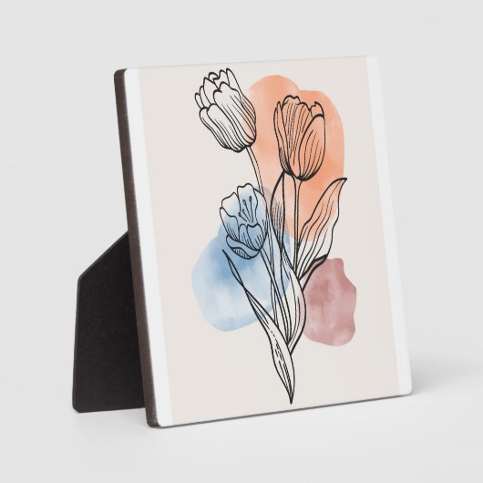 Minimalistisch creatief landschap fotoplaat (Voorkant)