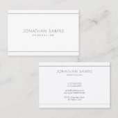 Minimalistisch Creative Modern Professional Chic-s Visitekaartje (Voorkant / Achterkant)