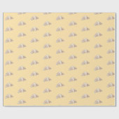 minimalistisch croissant inpakpapier (Vlak)