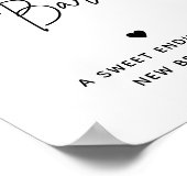 Minimalistisch Cupcake Bar teken | Teken van de De Poster (Hoek)