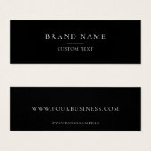 Minimalistisch Custom Business Label Hang Label Mini Visitekaartjes (Voorkant /achterkant)