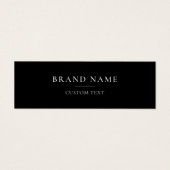 Minimalistisch Custom Business Label Hang Label Mini Visitekaartjes (Voorkant)