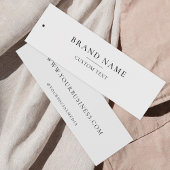 Minimalistisch Custom Business Label Hang Label Mini Visitekaartjes