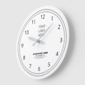 Minimalistisch Custom Company Logo Promotionele Br Grote Klok (Hoek)