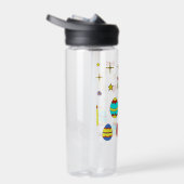 Minimalistisch Cute Happy Easter cartoon Waterfles (Rechts)