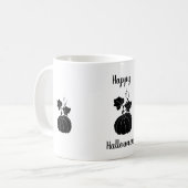 Minimalistisch Cute Happy Halloween Koffiemok (Voorkant links)