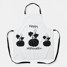 Minimalistisch Cute Happy Halloween Schort