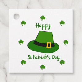 Minimalistisch Cute Happy St Patrick's Day Bedankjes Labels
