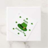 Minimalistisch Cute Happy St Patrick's Day Bedankjes Labels (In situ)