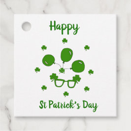 Minimalistisch Cute Happy St Patrick's Day Bedankjes Labels