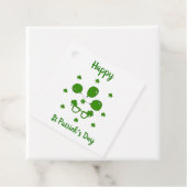 Minimalistisch Cute Happy St Patrick's Day Bedankjes Labels (In situ)