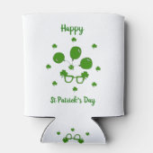 Minimalistisch Cute Happy St Patrick's Day Blikjeskoeler (Achterkant)