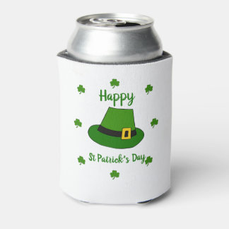 Minimalistisch Cute Happy St Patrick's Day Blikjeskoeler