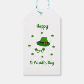 Minimalistisch Cute Happy St Patrick's Day Cadeaulabel (Voorkant)