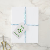 Minimalistisch Cute Happy St Patrick's Day Cadeaulabel (Met Touw)