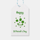 Minimalistisch Cute Happy St Patrick's Day Cadeaulabel (Voorkant)