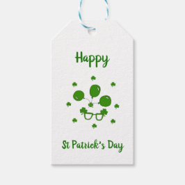 Minimalistisch Cute Happy St Patrick's Day Cadeaulabel