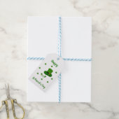 Minimalistisch Cute Happy St Patrick's Day Cadeaulabel (Met Touw)