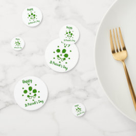 Minimalistisch Cute Happy St Patrick's Day Confetti