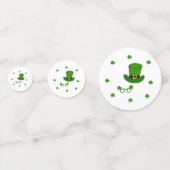 Minimalistisch Cute Happy St Patrick's Day Confetti (Voorkanten)