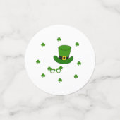 Minimalistisch Cute Happy St Patrick's Day Confetti (Kleine voorkant)