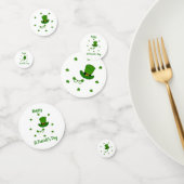 Minimalistisch Cute Happy St Patrick's Day Confetti (Groep)