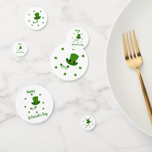Minimalistisch Cute Happy St Patrick's Day Confetti (Groep)