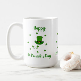 Minimalistisch Cute Happy St Patrick's Day Koffiemok