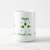 Minimalistisch Cute Happy St Patrick's Day Koffiemok (Center)