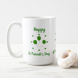 Minimalistisch Cute Happy St Patrick's Day Koffiemok