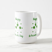 Minimalistisch Cute Happy St Patrick's Day Koffiemok (Voorkant rechts)