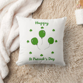 Minimalistisch Cute Happy St Patrick's Day Kussen