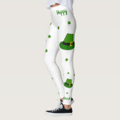 Minimalistisch Cute Happy St Patrick's Day Leggings (Links)