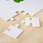Minimalistisch Cute Happy St Patrick's Day Legpuzzel (Zijkant)
