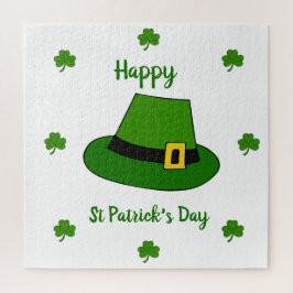 Minimalistisch Cute Happy St Patrick's Day Legpuzzel
