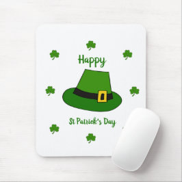 Minimalistisch Cute Happy St Patrick's Day Muismat
